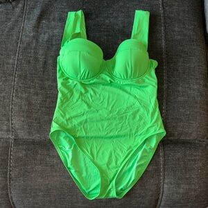 kate spade Neon Green One-Piece Swimsuit